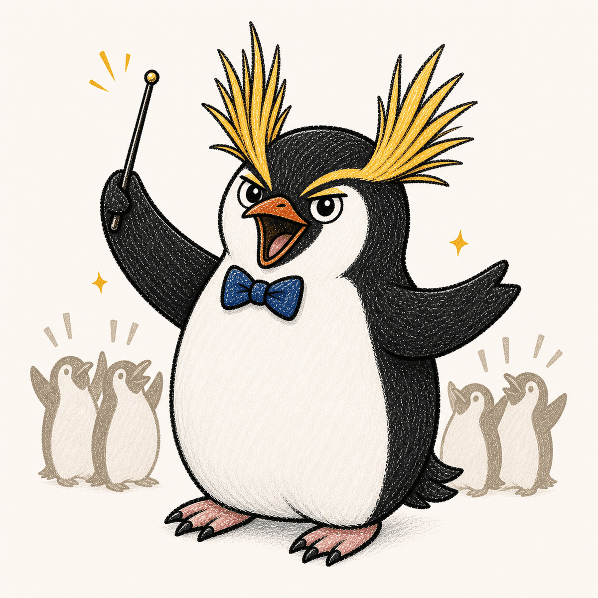 The Erect-crested Conductor